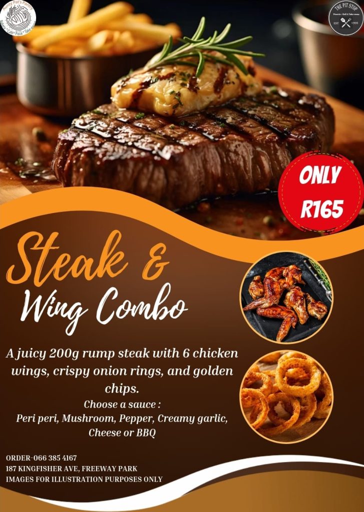 Steak & Wing Combo
