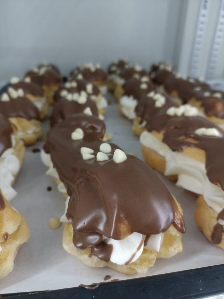 Bakery Menu 6 Chocolate Eclairs