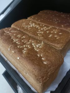 Rustic brown bread
