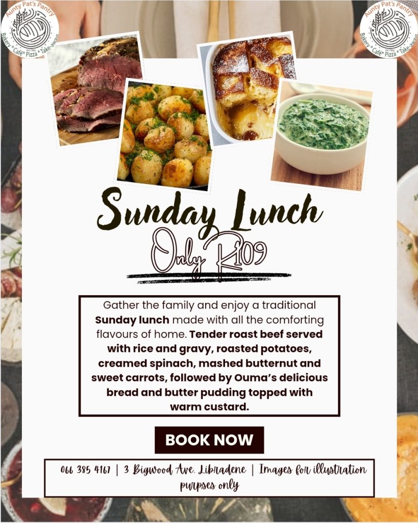 Upcoming Events 4 Sunday Lunch Special